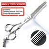 Silver 440c High Hardness Sharp Professional Hairdressing Scissors 6 Inch