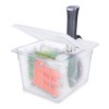 EVERIE Sous Vide Container 12 Qt with Collapsible Hinged Lid