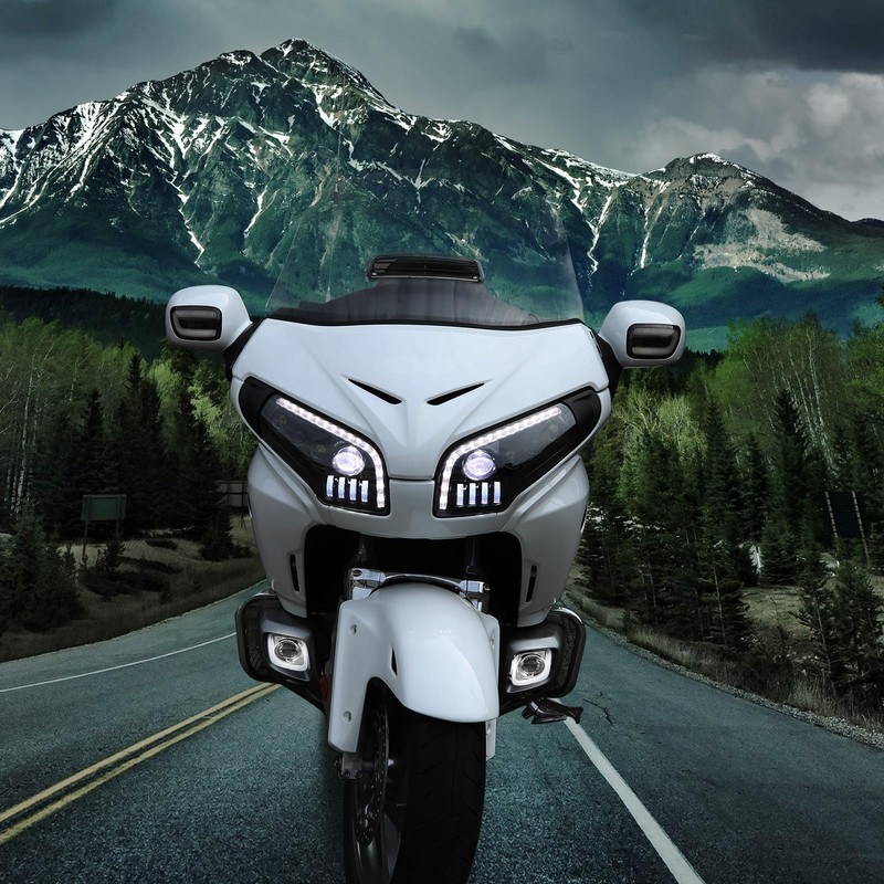 LED Fog Light Turn Signal for Goldwing GL1800, Dual Colors