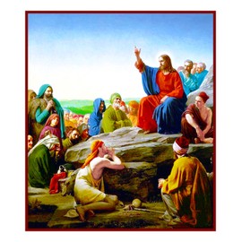 Orenco Originals Jesus Sermon on Mount Carl Bloch Counted Cross Stitch Pattern