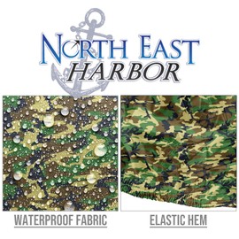 NEH Heavy Duty Waterproof Superior ATV Cover Fits Up to 99" Length 4-Wheeler 4X4 Camouflage Color, Compatible with Polaris, Suzuki, Yamaha, Kawasaki, Honda, ATV Cover Rancher, Foreman, FourtraX