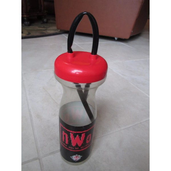 Unbranded 1998 NWO NEW WORLD ORDER Water Bottle with Straw