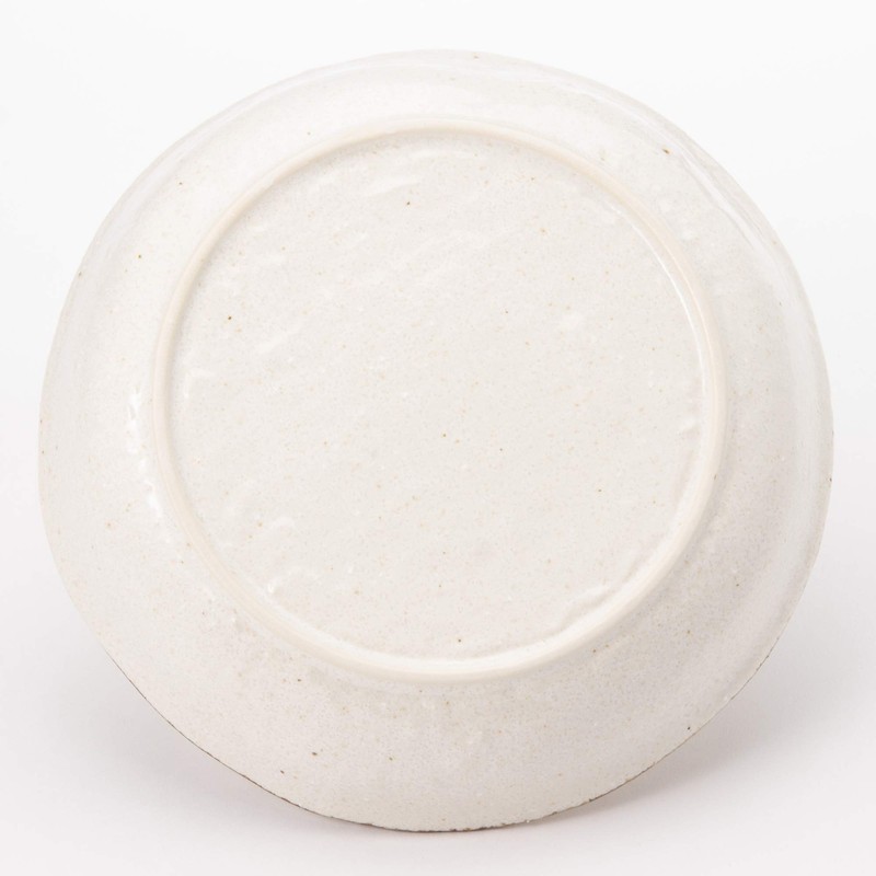 Mino Ware K72061 White Karatsu Round Simmering Pot