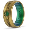 Enso Rings Etched Celtic Collection Silicone Ring - Comfortable and