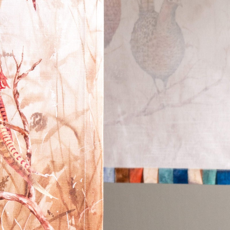 Maison d 'Hermine Faisan D' Automne 100% Cotton Table Runner