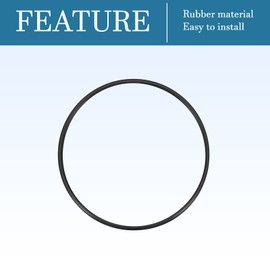 QUARKZMAN 170 mm x 163 mm x 3.5 mm Nitrile Rubber O-Rings x 1 Piece Round Sealing Disc for Tap Plumber Repair Seal Connection [Black]