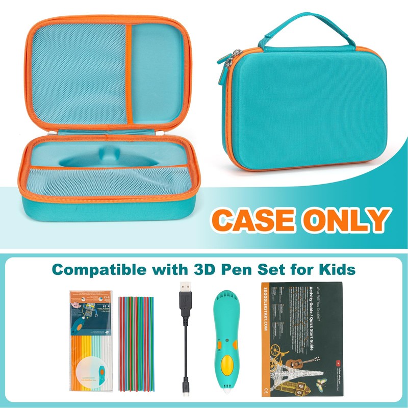 Case for 3Doodler Start+ Essentials (2023,2024) 3D Pen Set for