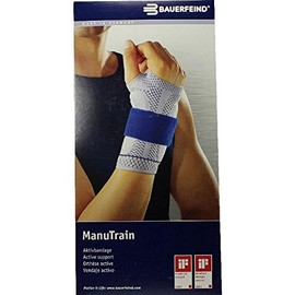 Manutrain Wrist Support Left Size 5 Black Pack of 1