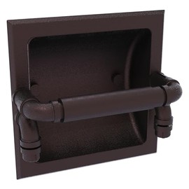 Allied Brass P-190-RTP-ABZ Pipeline Collection Recessed Toilet Paper Holder, Antique Bronze