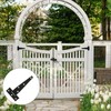 T Strap Hinges Heavy Duty, Shed Door Gate Hinges(Black) (4,
