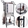 42" Tall Bathroom Towel Rack, Standing Towel Racks, 3 Tier