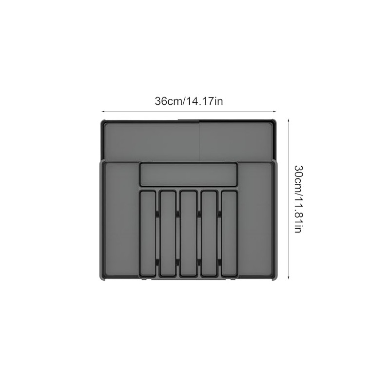 Kitchen Utensils Storage Organiser Expandable Kitchen Organiser Multi-Compartment Drawer Household