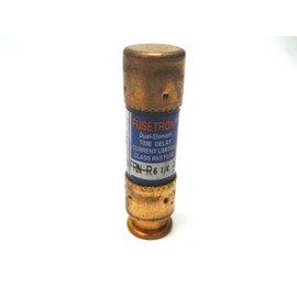 Bussmann FRN-R-6-1/4, 6-1/4 Amp (6-1/4A) 250V Fusetron Dual Element Time-Delay Current Limiting Class RK5 Fuse, UL Listed