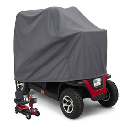 Ultra Large Mobility Scooter Storage Cover - Heavy Duty 300 Denier - Keep Your Electric Powered Wheelchair Transport Clean and Dry While Storing at Home - XXL 72" L x 30" D x 62" H