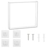KACCDE CDs Rahmen Vitrine Acryl CDs Display Box Klar Wandhalterung