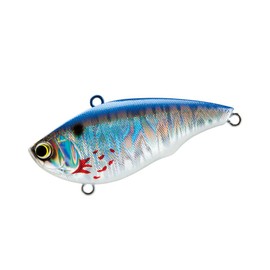 Yo-Zuri R1160-MBSH Rattl'N Vibe Sinking Lure, Metallic Bleeding Shad