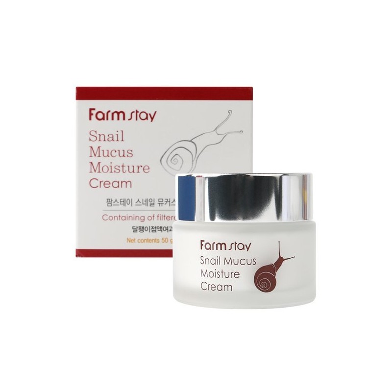 Farmstay 팜스테이 스네일 뮤커스 모이스처 크림 50g Farm Stay Snail
