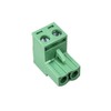 Willwewon 20pcs 2Pin 5.08mm Spacing Pluggable PCB Angle Screw Connector