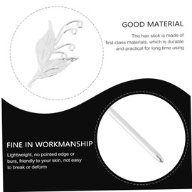 Baluue 2pcs Vintage Hair Bun Stick Elegant Hair Chopsticks for Women Retro Accessories for Weddings Parties Daily Wear Lightweight Design