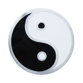JEAN'S FRIEND Vintage Style Men Belt Buckle Yin Yang Taiji Flag Belt Buckle
