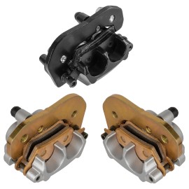 Caltric Front R/L & Rear Brake Calipers for Can-Am CanAm Renegade 650 4x4 XMR 2022