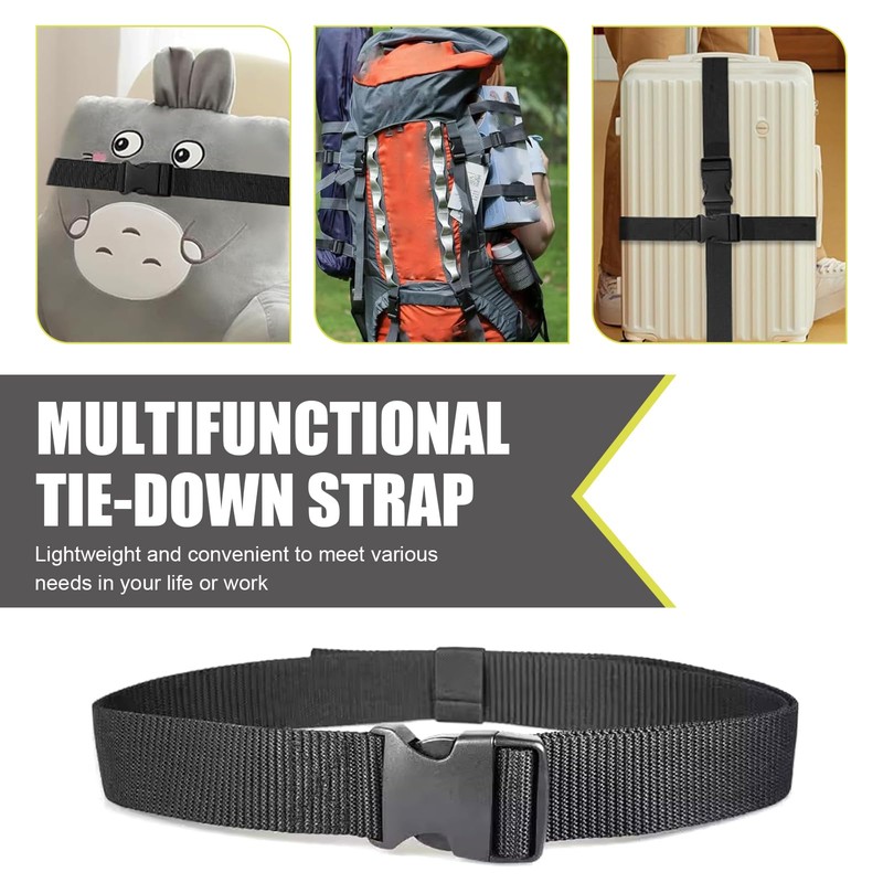 MLY 2PCS Adjustable Luggage Straps, Battery Box Strap Hold Down,