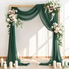 LINXTAR Wedding Arch Draping Fabric 1 Panel 30'' x 18FT