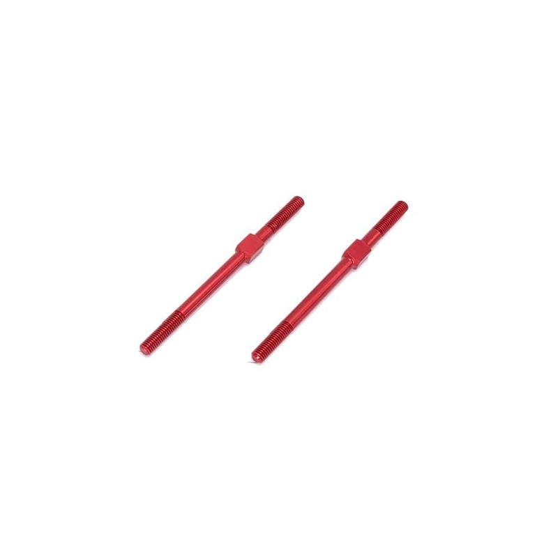 Square SGX-3052R A70-75 Duralumin Turnbuckle M3 x 52mm (Red)