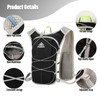 Sahunfri Running Backpack, Lightweight Running Vest with Reflective Strips, Large