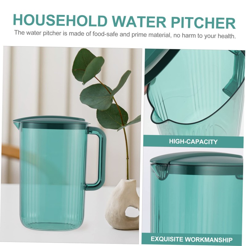 Sosoport Household Cold Water Pitcher Lightweight Juice Kettle for Fridge