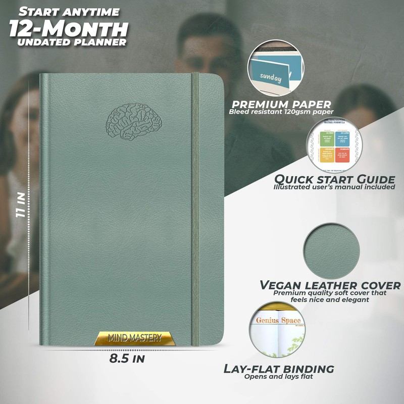 Deluxe Weekly & Monthly Life Planner to Hit Your Goals