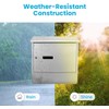 Serenelife Indoor & Outdoor Wall Mount Locking Mailbox | Secure