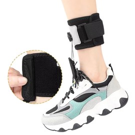 Sknrlko Foot Drop Brace Knob Adjustable Left Right Foot Lifting Up Foot Drop Support for Walking with Shoes Drop Foot Brace