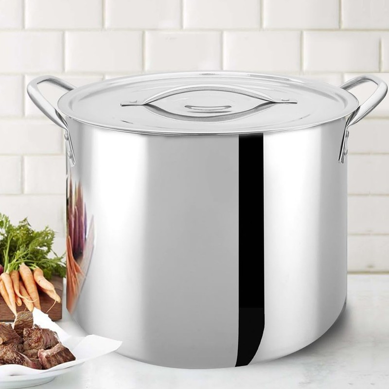 Benecasa Stainless Steel Stock Pot, Small