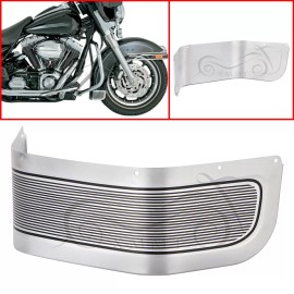 Unbranded Front Fender Trim Skirt Fit for Harley Electra Glide Ultra Classic Limited 14-up