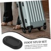Healvian 4pcs Luggage Feet Pads Durable Replacement Stand Feet for