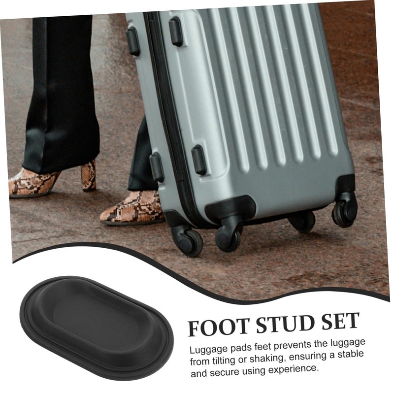 Healvian 4pcs Luggage Feet Pads Durable Replacement Stand Feet for