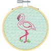 Dimensions 'Flamingo Fun' Short N' Sweet Mini Embroidery Kit for