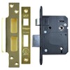 LEGGE N5762 BS 5 Lever Sashlock - 76mm Polished Brass