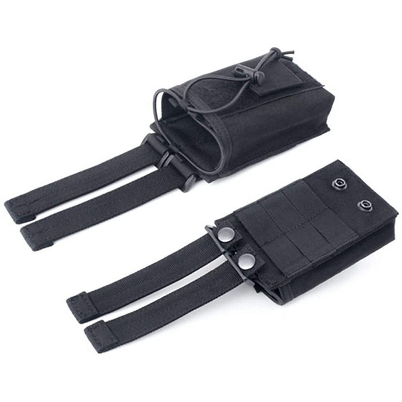 Tactical Radio Pouch - 1000D Tactical Molle Adjustable Two Way