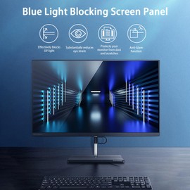 Halloive 2-Pack 24 Inch Computer Screen Protector Blue Light and Anti Glare Filter, Eye Protection Computer Blue Light Blocking Screen for 24" with 16:9 Aspect Ratio Widescreen Computer Monitor