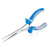 SPEEDWOX Long Reach Needle Nose Pliers with Teeth, 7 Inches