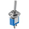 Goobay 10013 Toggle Switch Subminiature ON-OFF 2 Pins Blue Housing