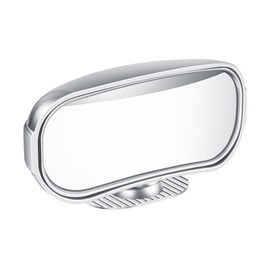 Berfi Life Blind Spot Mirror, Rectangle HD Glass Convex Rear View Mirrors Exterior Accessories with Wide Angle Adjustable Stick for Car SUV and Trucks