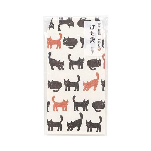 Citrus × Washi Fluff [Mini Envelope] Porgy Bag (5 Piece Set)/Little