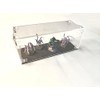 Acrylic Display Case with Wood Base, 250mm x 100mm x