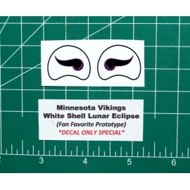 Minnesota Vikings Lunar Eclipse Football Gumball Helmets *DIECUT DECALS ONLY* WH