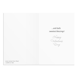 DaySpring - Valentine's Day Assortment - Hearts with Love - 8 Design Assortment with Scripture - 24 Boxed Valentine Cards & Envelopes (J7583)