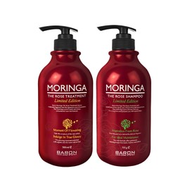 Baron Moringa the Rose Shampoo 500g Moringa the Rose Treatment 500g / 바론 모링가 더 로즈 샴푸 500g 모링가 더 로즈 트리트먼트 500g