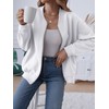 MEROKEETY Womens Long Sleeve Zip Up Sweatshirts Jackets Casual Loose